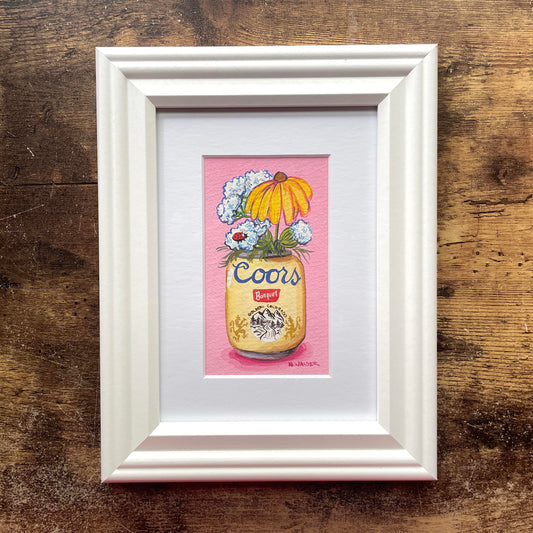 Coors Banquet and Wildflowers