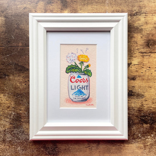 Coors Light and Dandelions