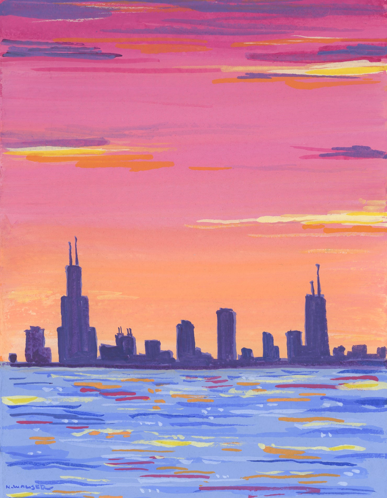 Sunset from the Dunes – Natalie Walser