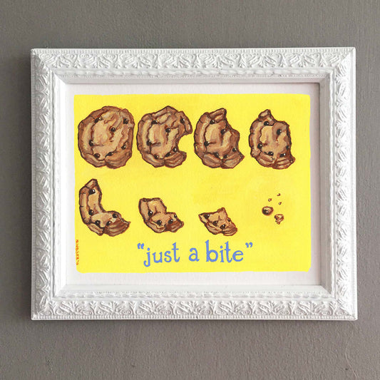 Just a Bite Cookie Print