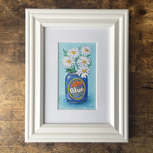 Labatt Blue and Daisies