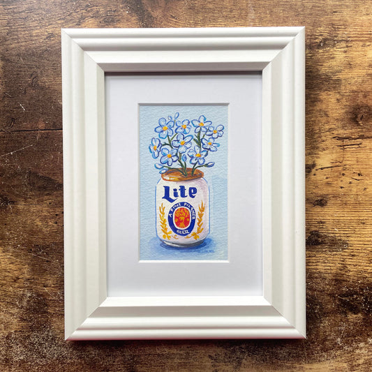 Miller Lite and Forget-me-not