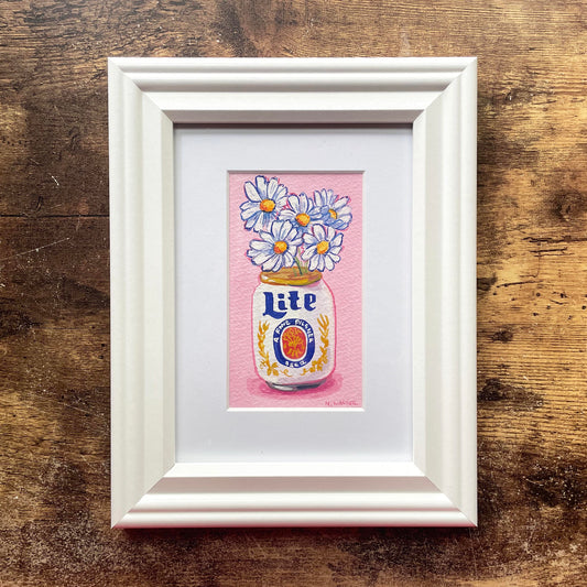 Miller Lite and Daisies