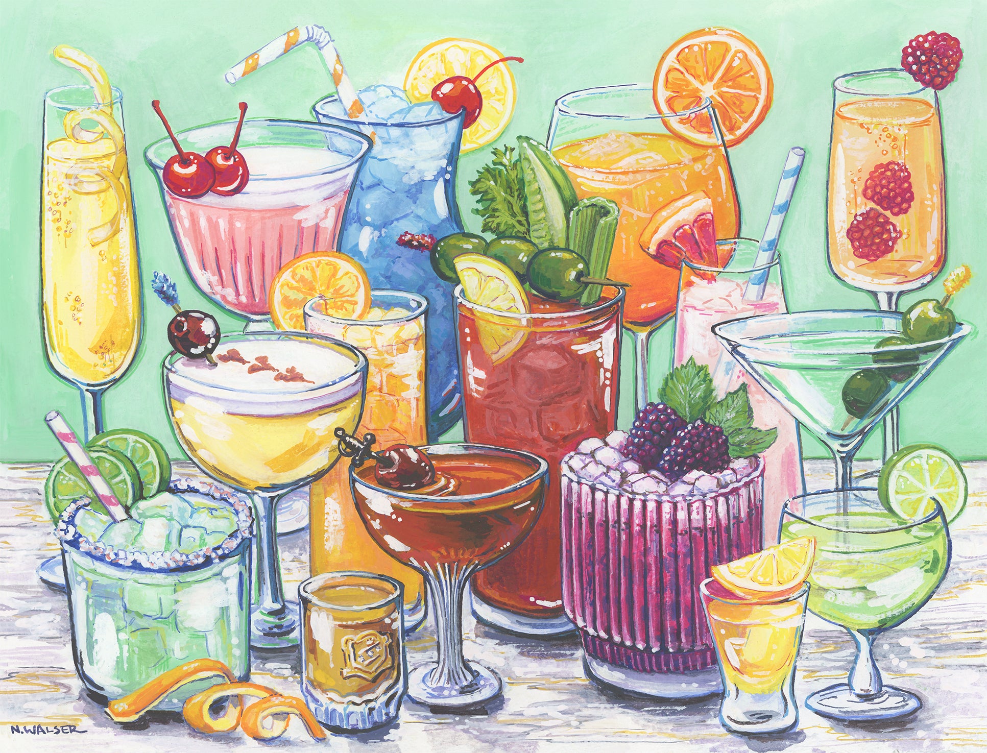 Happy Hour Print – Natalie Walser