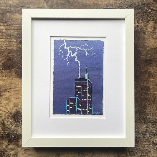 Lightning Storm and the Sears Tower